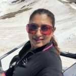 Malavika Instagram – Wherever you are,
Be all there🥰 Glacier 3000
