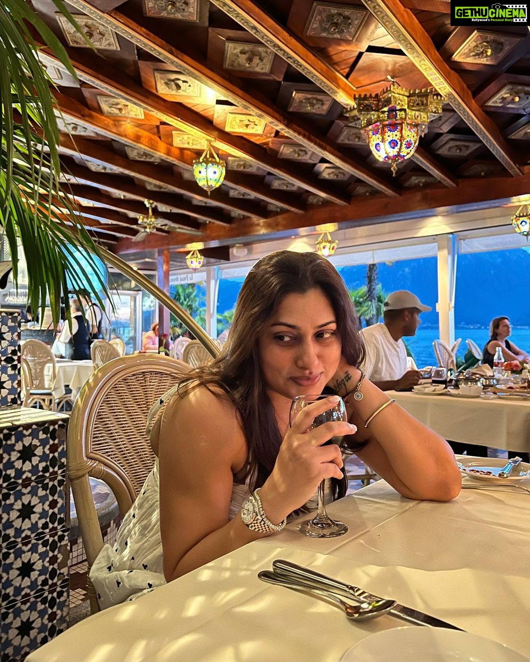 Malavika Instagram - Dinner by the sunset 🧡 Le Palais Oriental