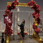 Malavika Instagram – Small angel in the big city😇 CÉ LA VI Dubai