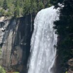 Malavika Mohanan Instagram - Spent an entire day doing the #MistTrail hike in Yosemite National Park🏞, this gorgeous trail is scattered with breathtaking waterfalls, stunning view points, big old beautiful trees, cute squirrels 🐿, and the gorgeous rainbow I got to see was the cherry on top 🌈 Mist Trail, Yosemite National Park