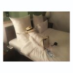 Malavika Mohanan Instagram - Came back to the hotel room to discover that I have a very creative housekeeping staff 👀 #chillinlikeavillain #wheresmyhat?