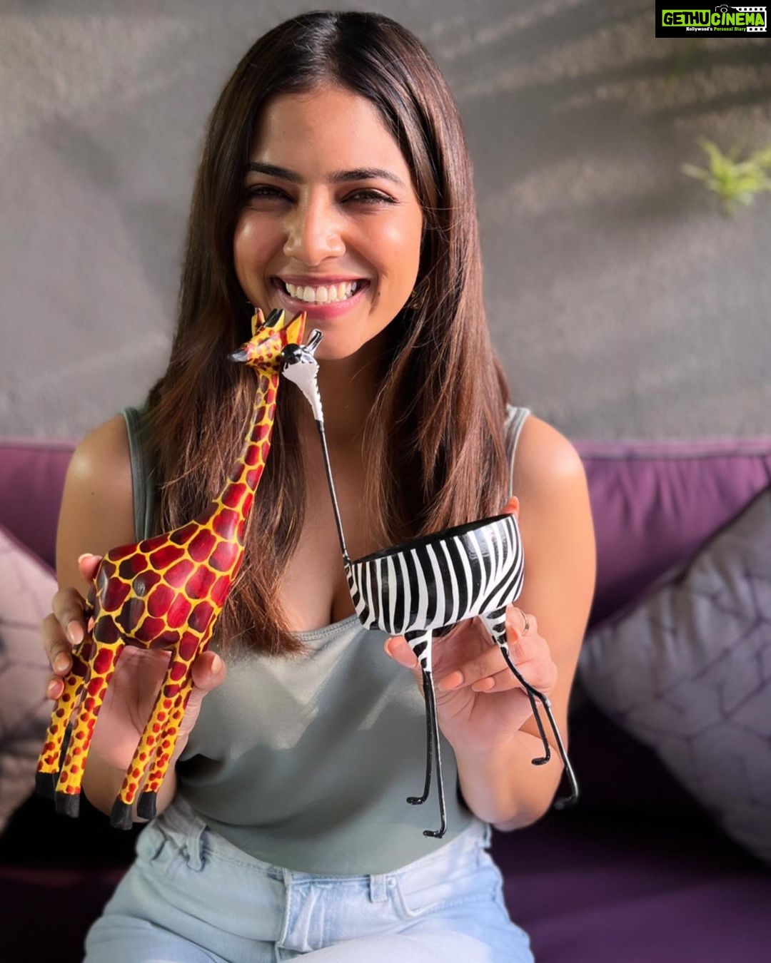 Malavika Mohanan Instagram - When mommy knows I like wildlife so these are the kind of gifts I get when sheβs back from her holidays!π¬π¦π¦ #MyMommyStillGetsMeToys β₯οΈπ