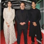 Malavika Mohanan Instagram – With the genius himself! What an absolute honour :) #beyondtheclouds #worldpremiere #londonfilmfestival Victoria Embankment