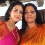 Malavika Mohanan Instagram – Blurry but happy photo. Amma 💕