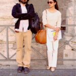 Malavika Mohanan Instagram - Too cool to smile. @kumohanan #throwback Rome, Italy