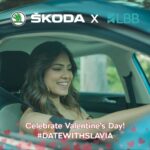 Malavika Mohanan Instagram - It has finally been revealed! I can't believe this beauty is my Valentine! I feel so proud to call it mine☺️ It's wonderful, supportive, attractive, safe and a great partner for the journey ahead 😉 So, what are you waiting for? Now it's your turn! ♥️ @skodaindia @lbb.mumbai #HappyValentinesDay #SpecialSomeone #Date #LoveAtFirstSight #LoveAtFirstDrive #MyValentine #SKODASLAVIA #ILoveSlavia #DateWithSlavia