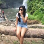 Malavika Mohanan Instagram – Waterfall hopping 🌈 Tegenungan Waterfall