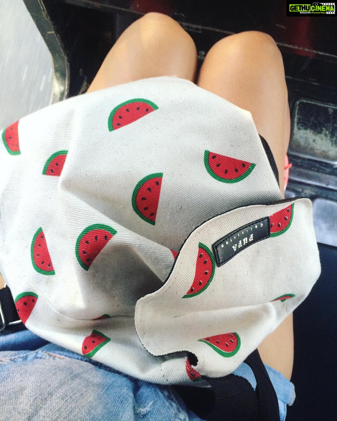 Malavika Mohanan Instagram - Watermelon bag 🍉 🍉