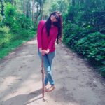 Malavika Mohanan Instagram – Stealing poses in between forest walks
