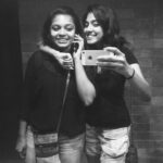 Malavika Mohanan Instagram – Wednesday night outings with @saanikalokre ❤️