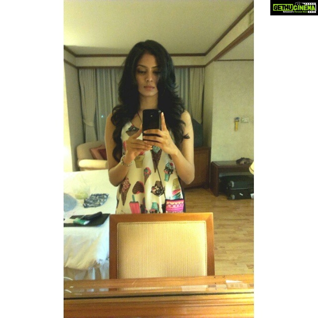 Malavika Mohanan Instagram - Shoot + shopping + dinner + yummy thai fruits +gorgeous room to myself = super awesome day