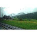 Malavika Mohanan Instagram - Train rides in the rain #switzerland