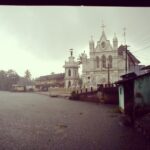Malavika Mohanan Instagram - Such a pretty church decked along the backwaters of alappuzha