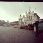 Malavika Mohanan Instagram – Such a pretty church decked along the backwaters of alappuzha