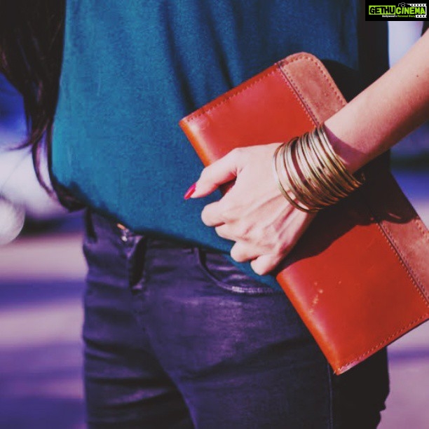 Malavika Mohanan Instagram - Currently obsessing over this clutch.