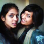 Malavika Mohanan Instagram - Fooling around in camera practicals with @hum_heroine007 ^_^
