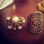 Malavika Mohanan Instagram - #rings from Hill road. Picked.up at rupees 50 each. #streetshopping #jewelry #antique