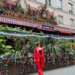 Malavika Mohanan Instagram - When I took painting the town red a little too literally 🤷🏻‍♀️ 🎈 @sheefajgilani • @louboutinworld • @zabellaofficial Paris, France