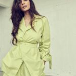 Malavika Mohanan Instagram - Suit up but make it pastel 🍋 Photography @thehouseofpixels @vaishnavpraveen Stylist @mohitrai @makeup @nittigoenka Hair @rohit_bhatkar Public Relations @theitembomb