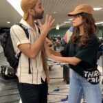 Malavika Mohanan Instagram - When you pickup the wrong baggage 😛 @raghavjuyal managing to make the most mundane things fun!💥 Somewhere In Portugal