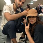 Malavika Mohanan Instagram - When you pickup the wrong baggage 😛 @raghavjuyal managing to make the most mundane things fun!💥 Somewhere In Portugal