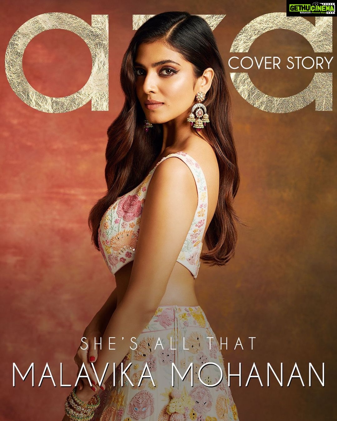 Malavika Mohanan Instagram - @azafashions with my favourite people♥️ Posted @withregram • @azafashions Meet @azafashions Cover Story star @malavikamohanan_. She's part erudite, part goofy, and one hundred percent divergent from her Internet persona of a 20-something celebrity riding the crest of a blockbuster film. Acting was not always on her list of things to do. And yet, less than 10 films into her career, she has already worked with legendary-status actors Rajnikanth and Vijay, and captivated audiences worldwide as Majidi’s Tara in Beyond the Clouds. What does Malavika have to say about her serendipitous journey? Find out in the Aza Cover Story: azafashions.com/coverstory_malavika (link in bio). Outfit @mishruofficial Jewellery @anmoljewellers Photographer @vaishnavpraveen from @thehouseofpixels Stylist @pranita.abhi Makeup @nittigoenka Hair @the.mad.hair.scientist #azafashions #azafashionsonline #azamagazine #azacoverstory #malavikamohanan #mishru #bollywood #digitalmagazine #digitalcover #coverstory #celebrity #celebrityfashion #covershoot #couture #readnow #shopnow