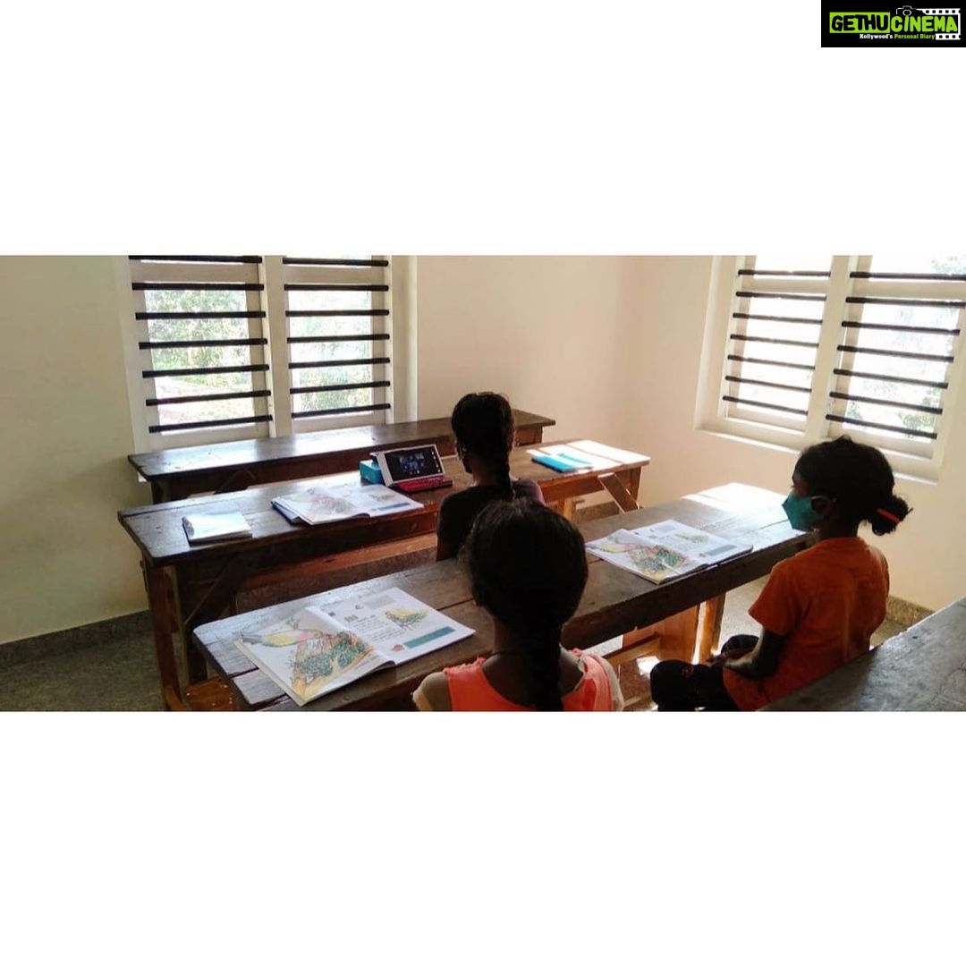 Malavika Mohanan Instagram - A big thank you and sending lots of love to everyone who helped me raise funds for the tribal children in Wayanad for their education, along with @h.o.p__e ♥️ So far we have provided them with 8 tablets, 7 smart phones and 1 laptop. The kids were super excited and fascinated by the gadgets as most of them have never had access to one before!😃 They now have means to continuing their education, thanks to everyone who contributed ♥️ We’re trying to raise a few more lakhs to help more children and tribal communities and also to provide internet access to some of these villages. Please share this if you can and help us in supporting our cause. You can click on the link in my bio to make your contributions and please remember, every help counts, and no amount is small 😊 Thank youuuu and lots of kisses😘