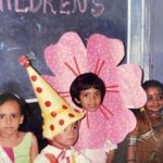 Malavika Mohanan Instagram - #throwback to when my mother dressed me up as the “🌸” emoji for a fancy dress competition 👶🏻 #WayAheadOfHerTimes #AmmasGirl