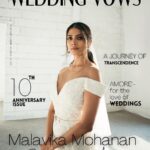 Malavika Mohanan Instagram - Now I know what I would look like if I was a Christian bride 😬 Happy 10th Anniversary @Weddingvows.in ! ✨ Thank you for making me a part of this special issue🤍 Photographer•@bharat_rawail Stylist•@pranita.abhi Makeup•@makeupartistkarishmabajaj Hair•@the.mad.hair.scientist Wearing• @karleofashion @vandalsworld_unofficial @mahesh_notandass Location•@windsor_grande_residences Media Consultant & Production• @theitembomb Team WV•@itsme_daksh @NadiiaaMalik