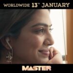 Malavika Mohanan Instagram - Sending you a little snippet of love from team ‘Master’ today♥️🥰 #MasterPromoNo4