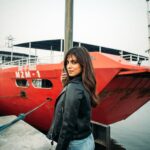 Malavika Mohanan Instagram - Boat & Boots 🚢🖤 Which one do you like the most? ☺️ 📸 @bharat_rawail Style @sheefajgilani Makeup @makeupbyanighajain Hair @mamta_kadam_ Public Relations @theitembomb