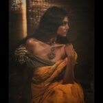 Malavika Mohanan Instagram - Tribal skin 🧡 . . Photography: @rohanshrestha Makeup: @nittigoenka Hair: @the.mad.hair.scientist Stylist: @artcantbebothered Public Relations: @theitembomb