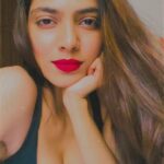 Malavika Mohanan Instagram – Some vivid red for a dull day 💋