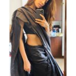 Malavika Mohanan Instagram – Saree is a mood 💕