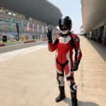Malavika Mohanan Instagram - With all the pressure to learn “new skills” indoors, this is an appreciation post to learning new skills outdoors. Taking my love for bike riding a notch higher, last June I rode with some of the best riders at India’s first formula one track, the intimidating ‘Buddh international circuit’ in Noida. 🏍 I definitely couldn’t match their speed or their seamless navigations, having only ridden regular bikes my whole life, but I miss this day and I miss the insane but amazing adrenaline rush I felt here! P.S. @the.mad.hair.scientist you gotta come along with me the next time so that my hair doesn’t look like this ever again when I take off my helmet 😅 Buddh International Circuit