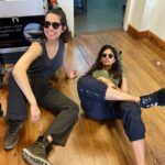 Malavika Mohanan Instagram - When flight delays happen and you’re too tired to care ✈️ 🤷🏻‍♀️ #TheWholeWorldIsOurlounge #NonFussyGirls