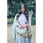 Malavika Mohanan Instagram – आदाब 🌷
.
.
Still gushing over this gorgeous look @triparnam put together for Diwali last week. @raw_mango you are just ♥️ .
.
Photographs • @harshjanii 
Hair • @the.mad.hair.scientist 
Makeup • @nidhitopiwala 
PR • @theitembomb 
Jewelry • @aquamarine_jewellery