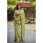 Malavika Mohanan Instagram – Today for #thalapathy64 pooja 💕🙏🏻✨ .
.
Saree•• @ri_ritukumar 
Stylist•• @triparnam 
PR•• @theitembomb 
Necklace•• @aquamarine_jewellery 
Makeup•• @makeupartistkarishmabajaj 
Hair•• @mayurinalli_h_mua 
Photographs•• @kiransaphotography