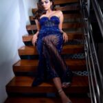 Malavika Mohanan Instagram - 🥂 . . Photography•• @areesz Stylist•• @triparnam Outfit•• @gavinmiguelofficial PR•• @theitembomb Makeup•• @makeupartistkarishmabajaj Hair•• @mayurinalli_h_mua Earrings•• @flowerchildbyshaheenabbas