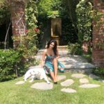 Mallika Sherawat Instagram - Sunshine in my soul n lily on my side kindaaa day 🌄🐾🌻 #losangeles #hollywood #dogloversofinstagram #doglover #positivemindpositivelife #sunnyday☀️ #naturelover Los Angeles, California