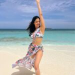 Mamta Mohandas Instagram - You will find the cure for everything at the Beach .. In the salt, Under the sun & Over the sand lies your Inner Peace ! 🌊 🧘🏻‍♀️ 🌞 📸 @chunkymathew #beach #afternoon #privateisland @wmaldives #yoga #inspiration #beachwear #toohot #cool #summer #beachlife #beachvibes #cure #bikini #swimsuit #model #beachfashion #fashion W Maldives