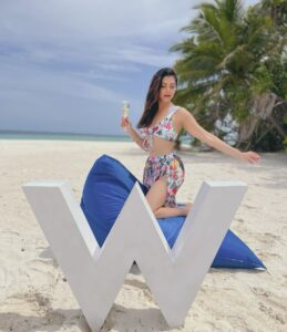 Mamta Mohandas Instagram - You will find the cure for everything at the Beach .. In the salt, Under the sun & Over the sand lies your Inner Peace ! 🌊 🧘🏻‍♀️ 🌞 📸 @chunkymathew #beach #afternoon #privateisland @wmaldives #yoga #inspiration #beachwear #toohot #cool #summer #beachlife #beachvibes #cure #bikini #swimsuit #model #beachfashion #fashion W Maldives