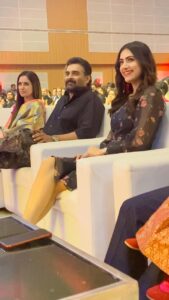 Mamta Mohandas Instagram - Count down begins as #Rocketry hits the screen this Friday! Here’s a sneak peek from the Kerala launch we did it last week! @actormaddy @mamtamohan @simranrishibagga @vijaymoolan #maddy #mamtamohandas #simran #rmadhavan #kochi #july1st