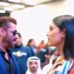 Mamta Mohandas Instagram - With @beingsalmankhan @shahidkapoor at @iifa Press conference at the @etihadarena.ae yesterday. @visitabudhabi W Abu Dhabi – Yas Island