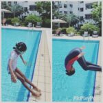 Mandira Bedi Instagram - My Little #waterbabies 💦 ❤️✨🧿 Singapore