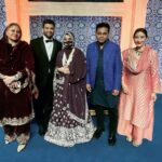 Manisha Koirala Instagram - A.R.Rehman sir’s daughter Khatija’s wedding reception was sheer joy.. meeting my colleagues from here really warmed my heart!! This celebration has added more to already many lovely memories of #chennai !! God bless the newly wed 🙏🏻💐❤️ @arrahman