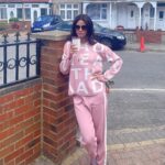Meera Chopra Instagram - Pink in london and @pret hot chocolate! London, Unιted Kingdom