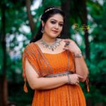 Meghana Raj Instagram - And now Details! My dream team! You guys have put up with my tantrums, sudden changes in looks and been like my family! . . Styling by @harshithareddy_stylebook . . Makeup @makeover_by_viswa . . Hairstyling @makeover_by_raghu_nagaraj_n . . Jewellery (neckpiece)(bangles) @thetiysha Jewellery (earrings) @de__aura . . Photography by @santhuphotography9