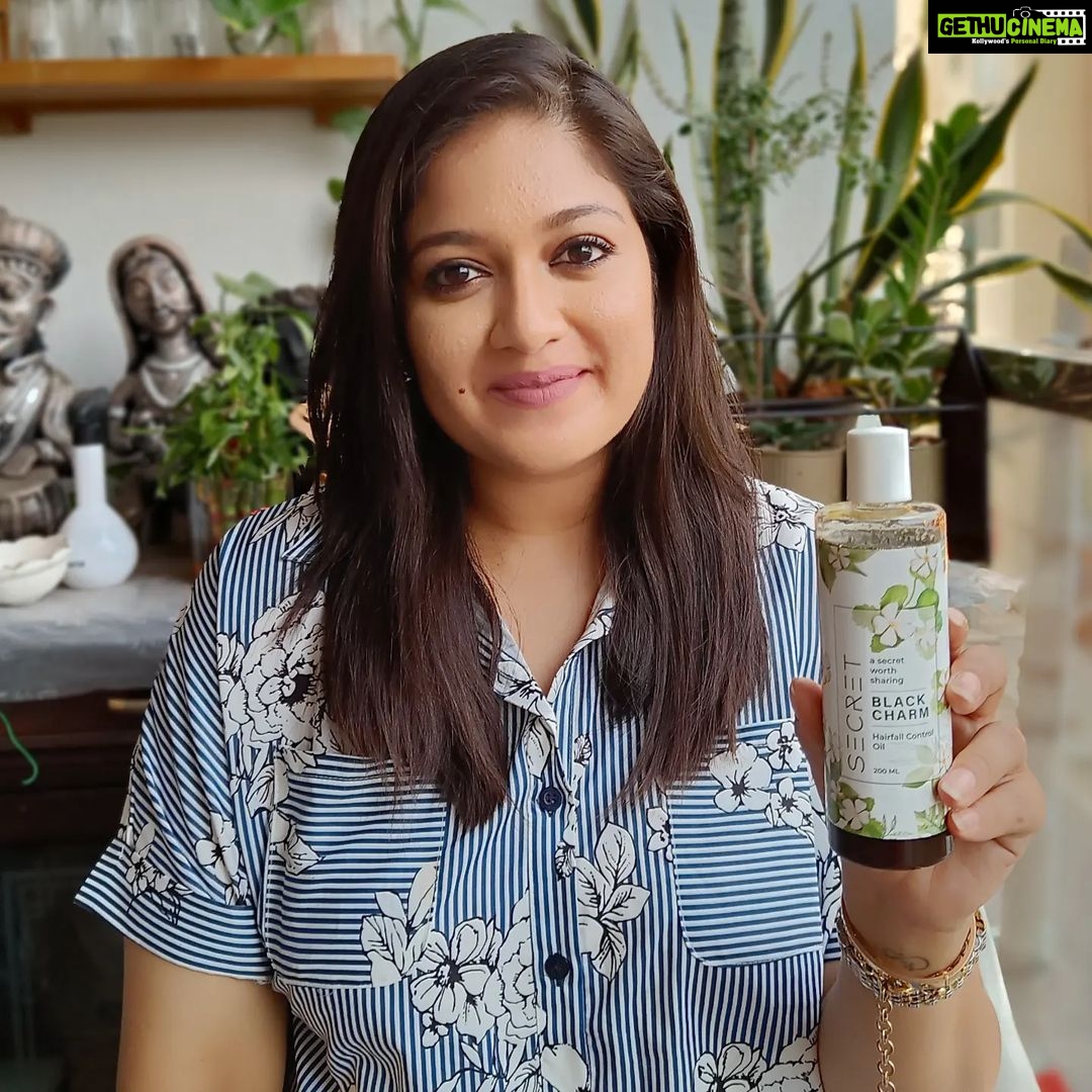 Meghana Raj Instagram - Here’s a secret giveaway, follow these simple rules to enter & win! 1. You must follow @secrethairoil on Instagram 2. Comment your favourite hair related memory 3. Tag 2 friends & ask them to follow @secrethairoil 5 lucky winners get a chance to shop INR 2000/- worth products from @secrethairoil