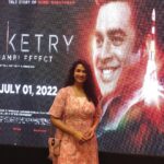 Misha Ghoshal Instagram - See u all in theaters from July 1st ❤️ #rocketry @actormaddy @vijaymoolan @yrf @redgiantmovies_